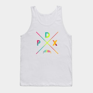 Portland Oregon Color Pop Tank Top